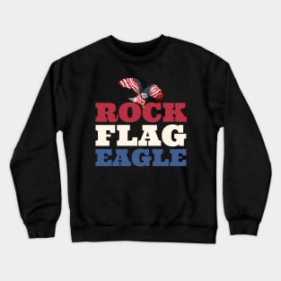 It's always sunny, Rock, Flag, Eagle. Crewneck Sweatshirt